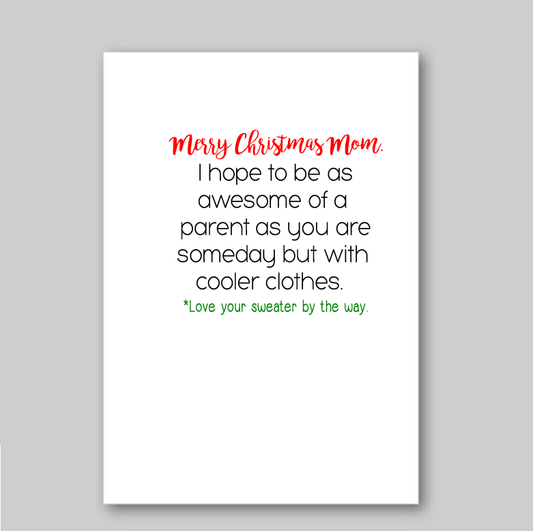 Merry Christmas Mom - What She Said Creatives