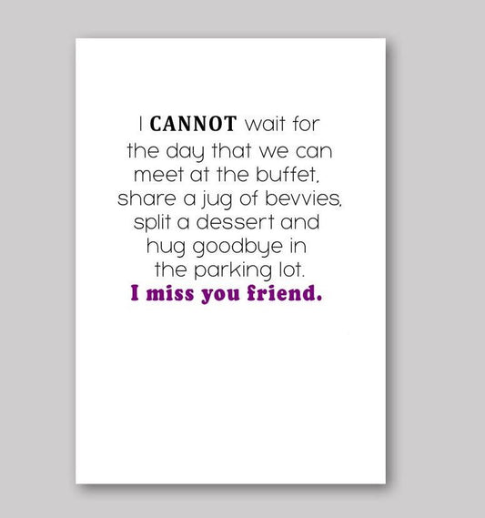 Miss You Friend - What She Said Creatives