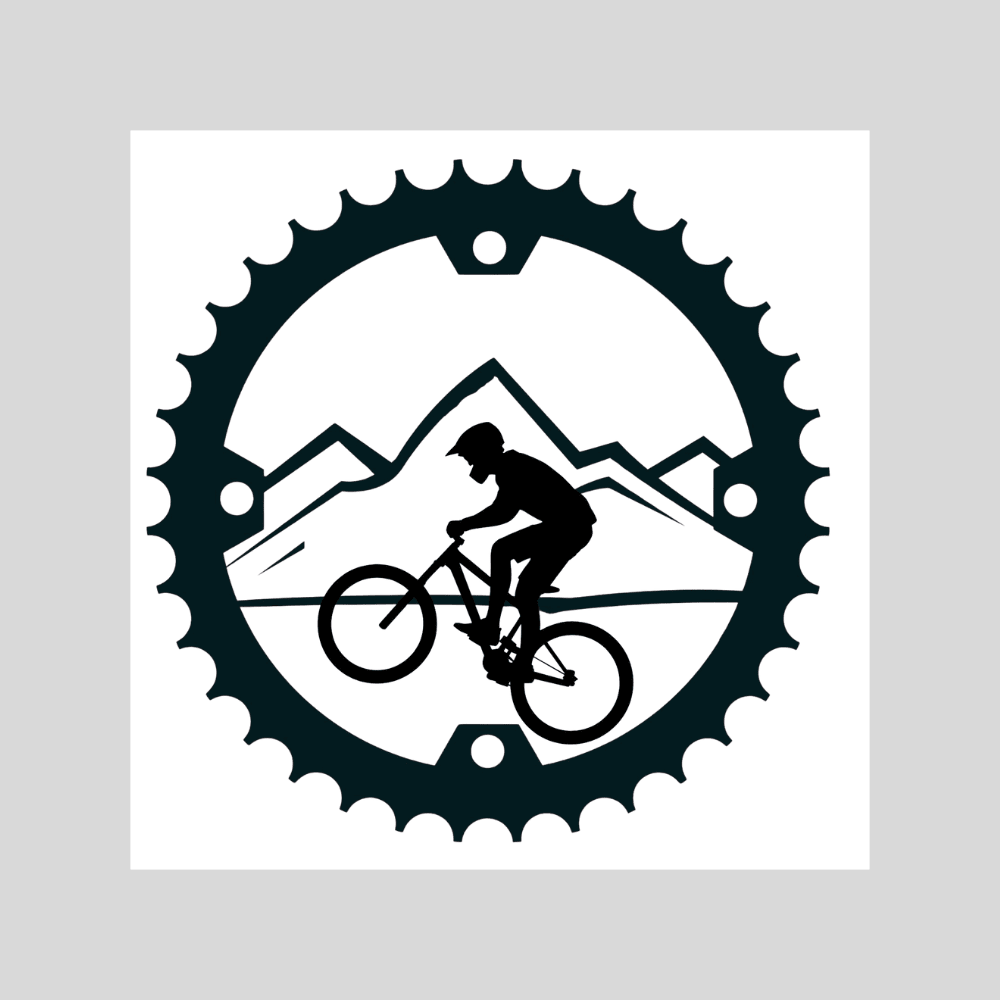 mountain biking gas tank door car decal vinyl fuel door decal MTB design