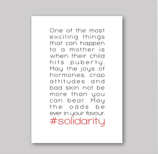 Puberty Solidarity - What She Said Creatives