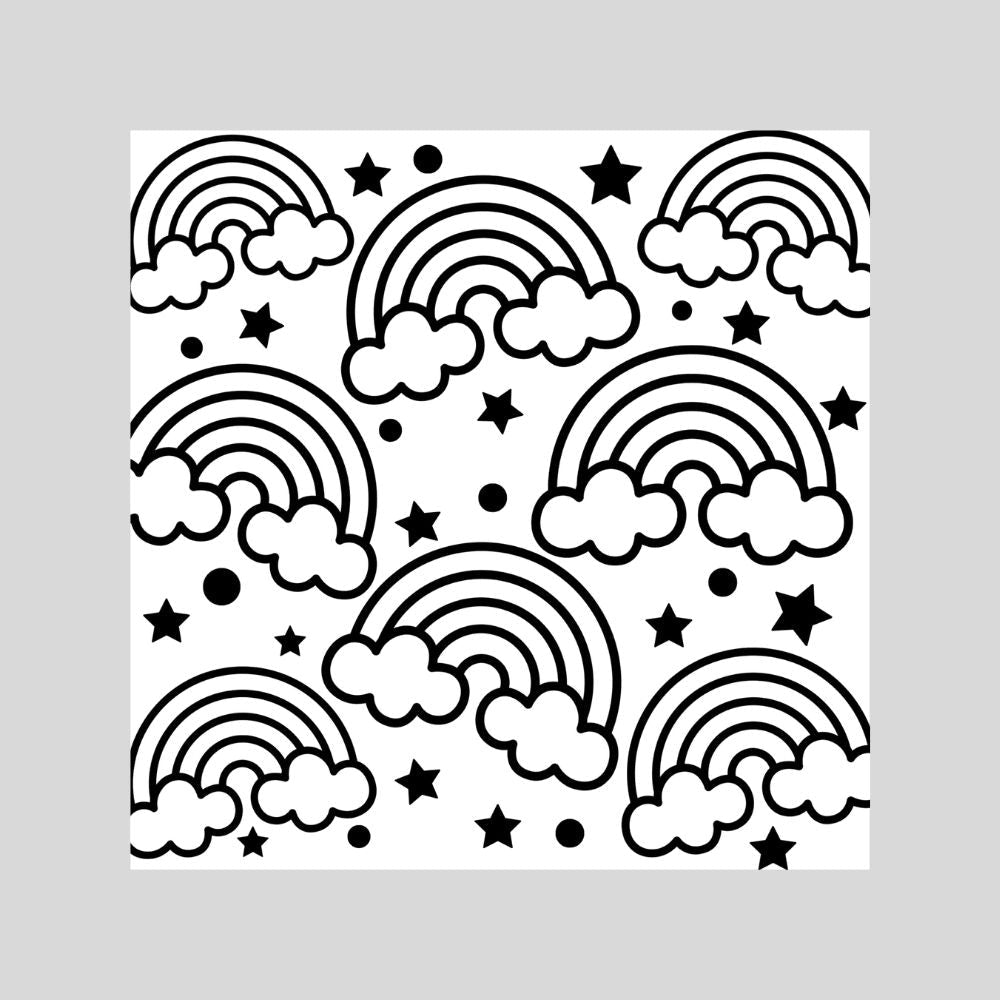 Rainbows gas tank door decal design vinyl car decal graphic for fuel door