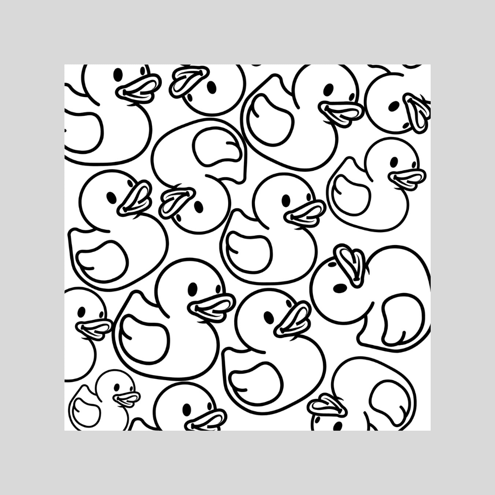 rubber duckies gas tank door car decal vinyl fuel door decal cute duck design