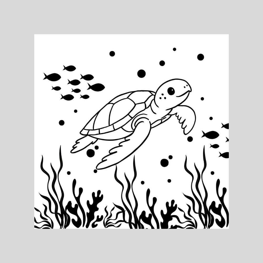 sea turtle gas tank door car decal vinyl fuel door decal ocean turtle design