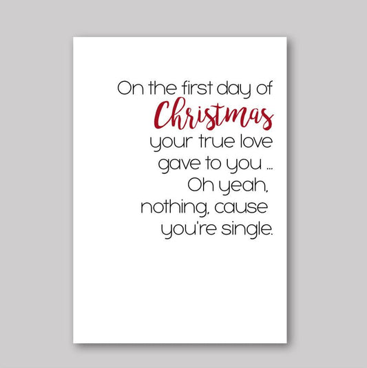 Single at Christmas - What She Said Creatives