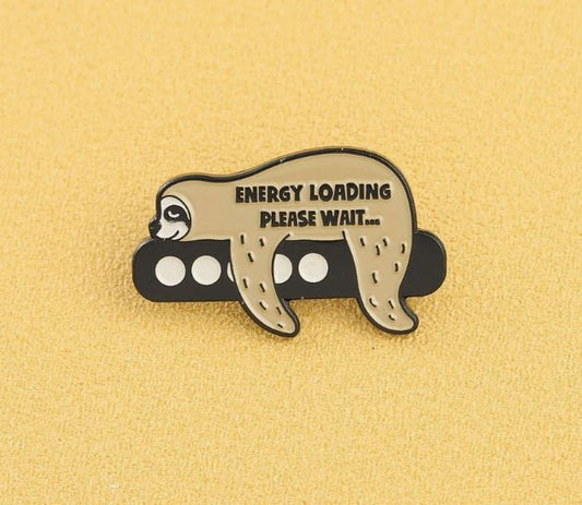 Sloth Energy Pin - What She Said Creatives
