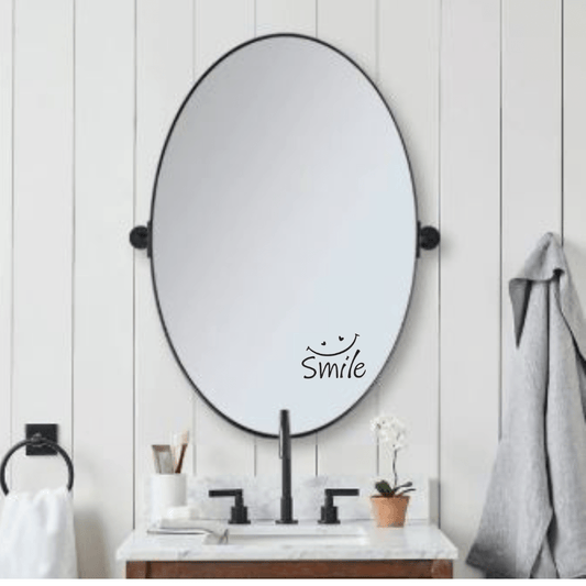 Smile Mirror Decal - What She Said Creatives
