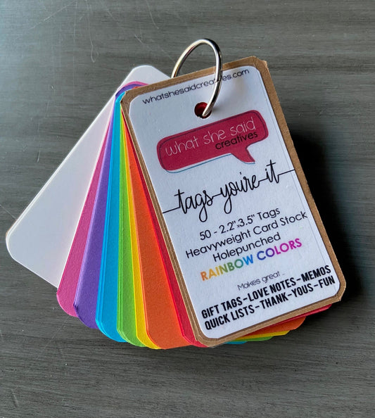 Tags You're It Gift Tags - What She Said Creatives