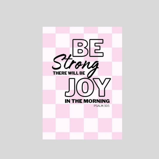 There Will Be Joy in the Morning Card - Christian Encouragement - What She Said Creatives
