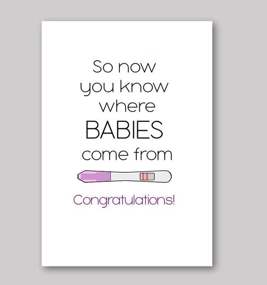 Where Babies Come From - What She Said Creatives